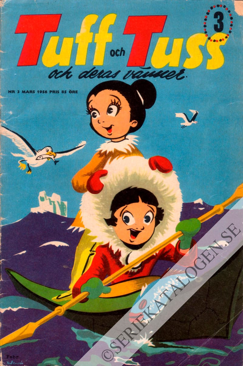 Framsida på Tuff och Tuss och deras vänner #3 (1956)