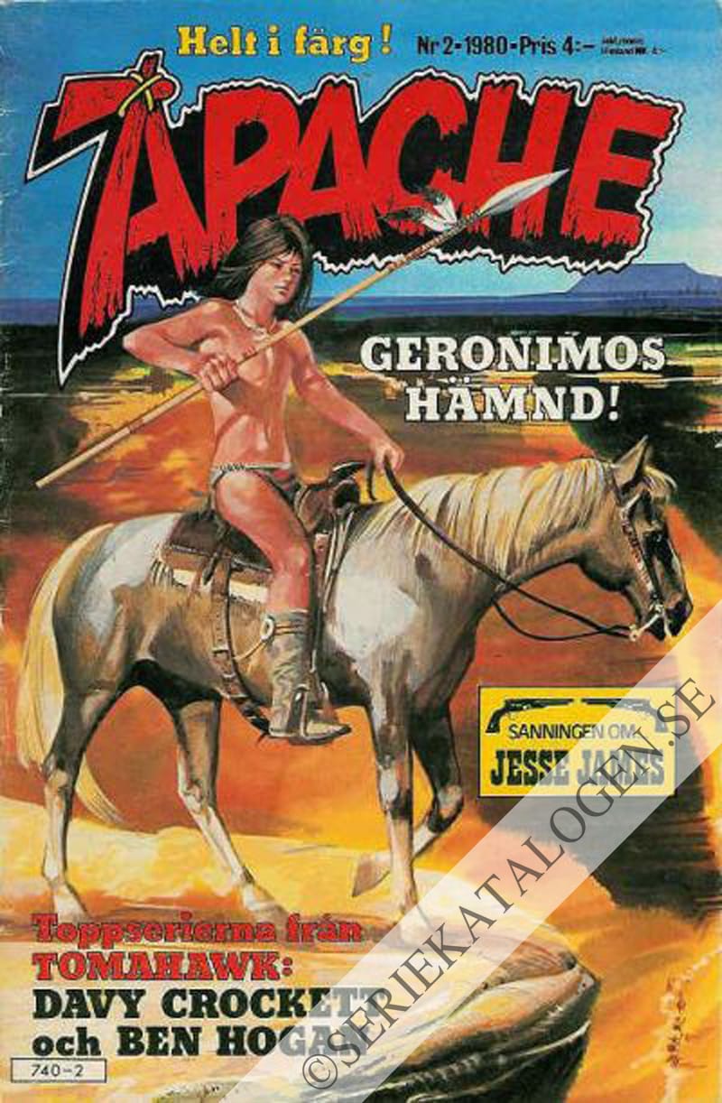 Framsida på Apache #2 (1980)