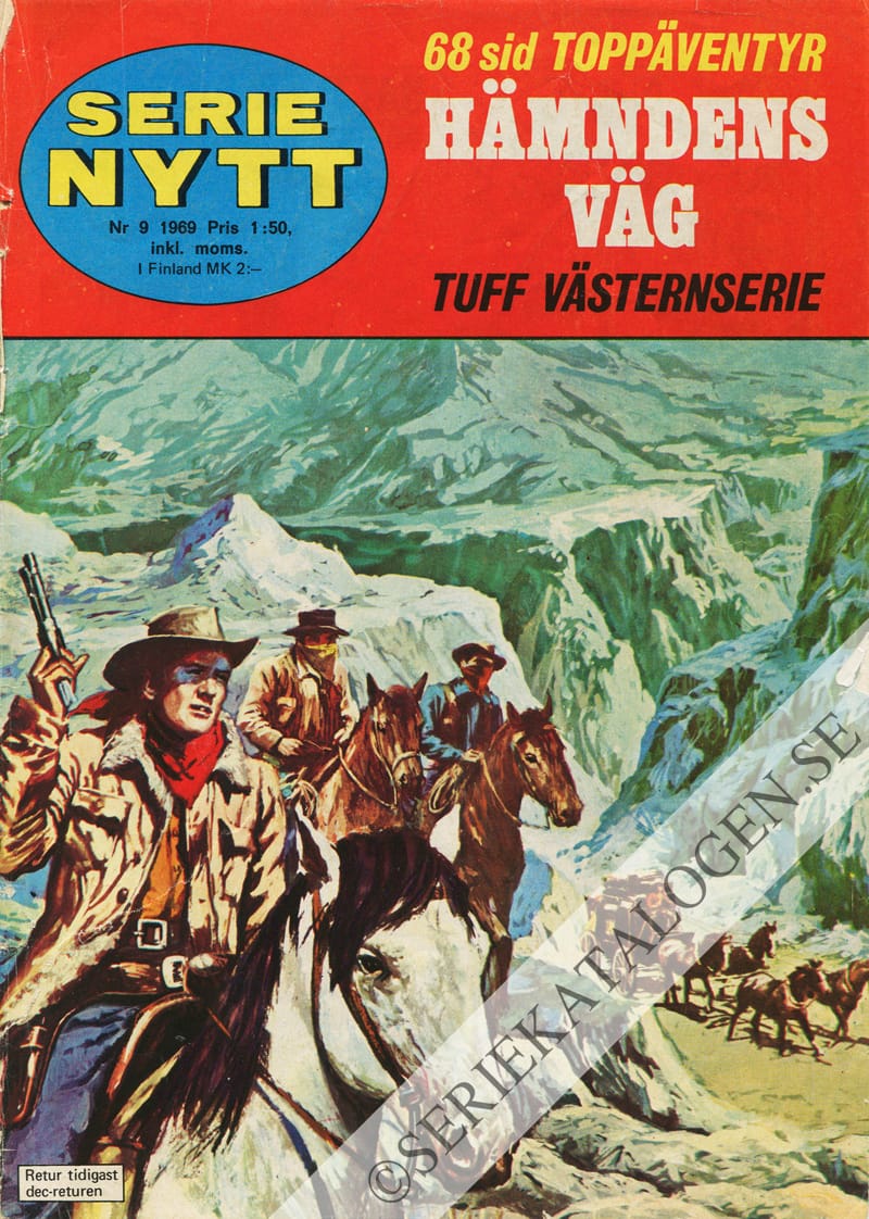 Framsida på Serie-Nytt #9 (1969)