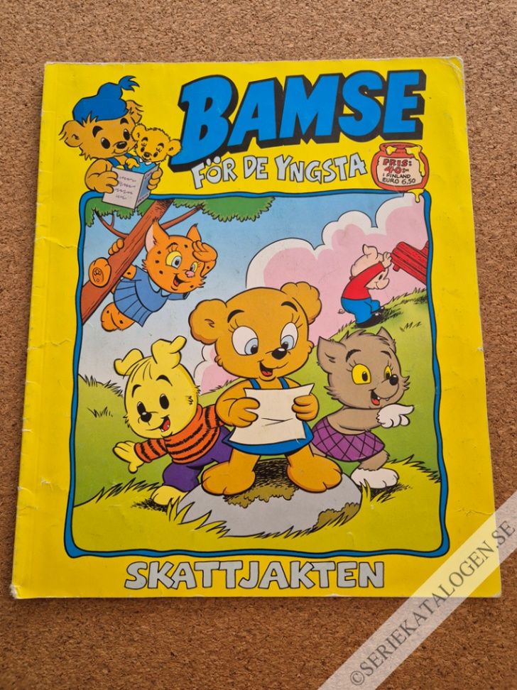 Framsida på Bamse för de yngsta #6 - Skattjakten (2022)