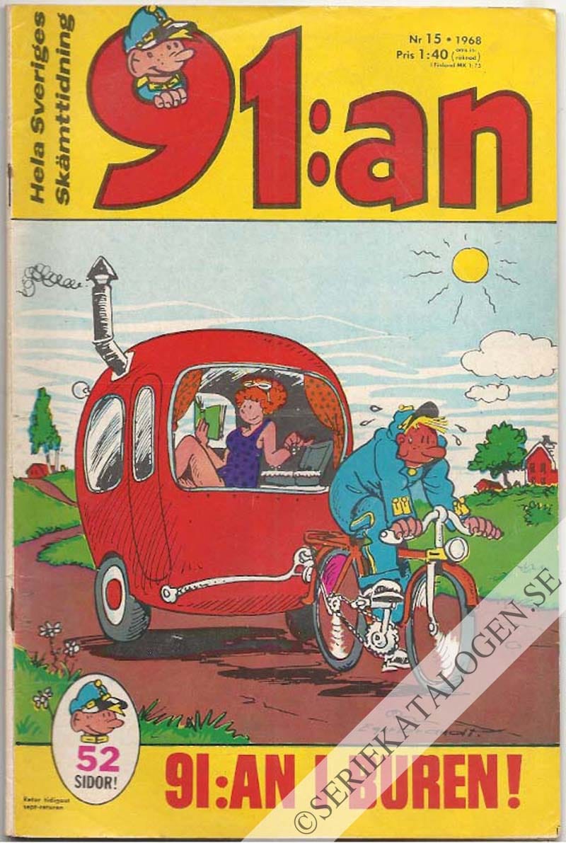 Framsida på 91:an #15 (1968)