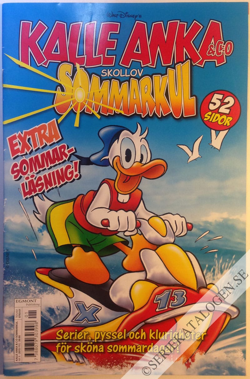 Framsida på Kalle Anka & C:o - Skollov Sommarkul (2015)