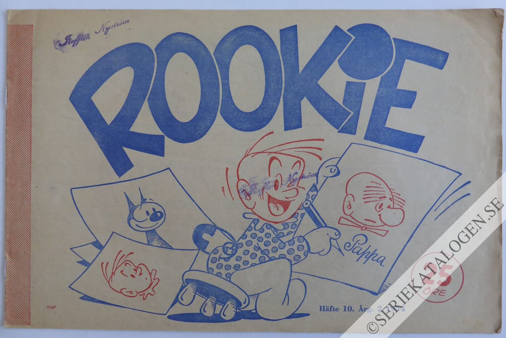 Framsida på Rookie #10 (1954)