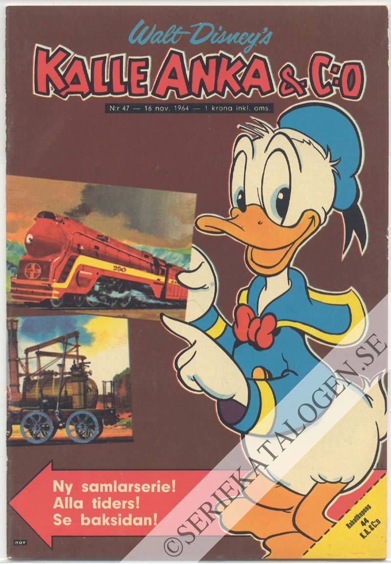 Framsida på Kalle Anka & C:o #47 (1964)