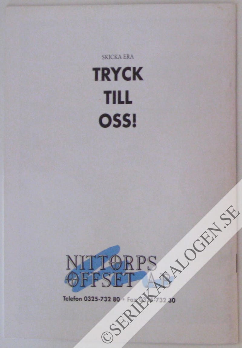 Baksida på Manliga äventyr med Örn Blammo (1995)