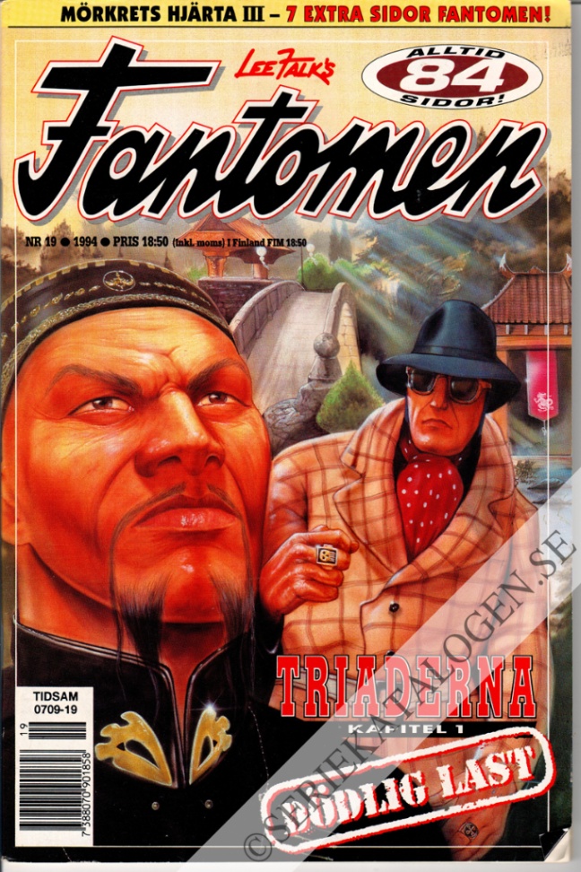 Framsida på Fantomen #19 (1994)