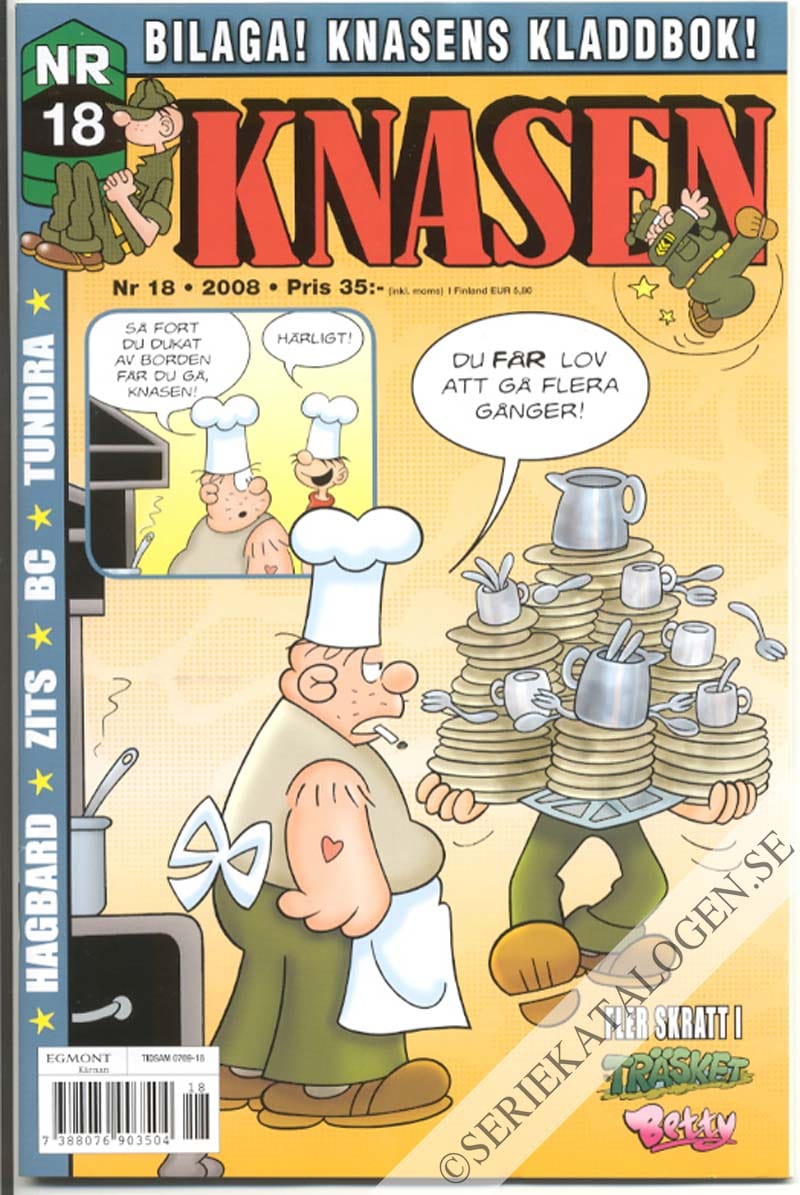 Framsida på Knasen #18 (2008)