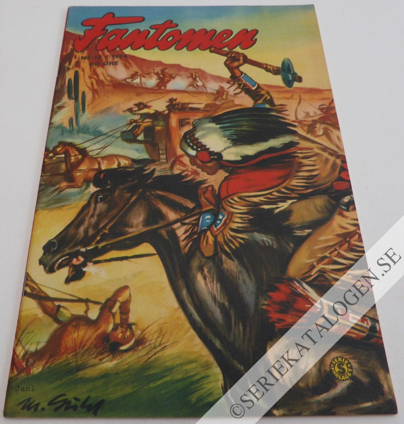 Framsida på Fantomen #12 (1954)