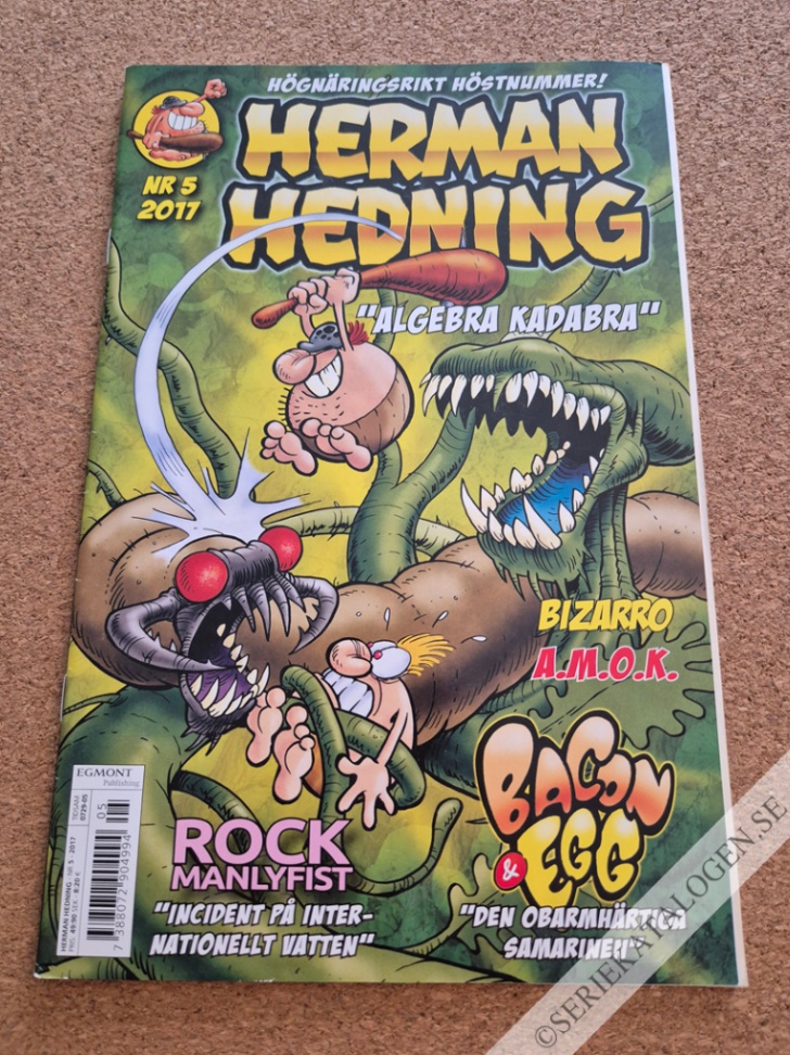 Framsida på Herman Hedning #5 (2017)