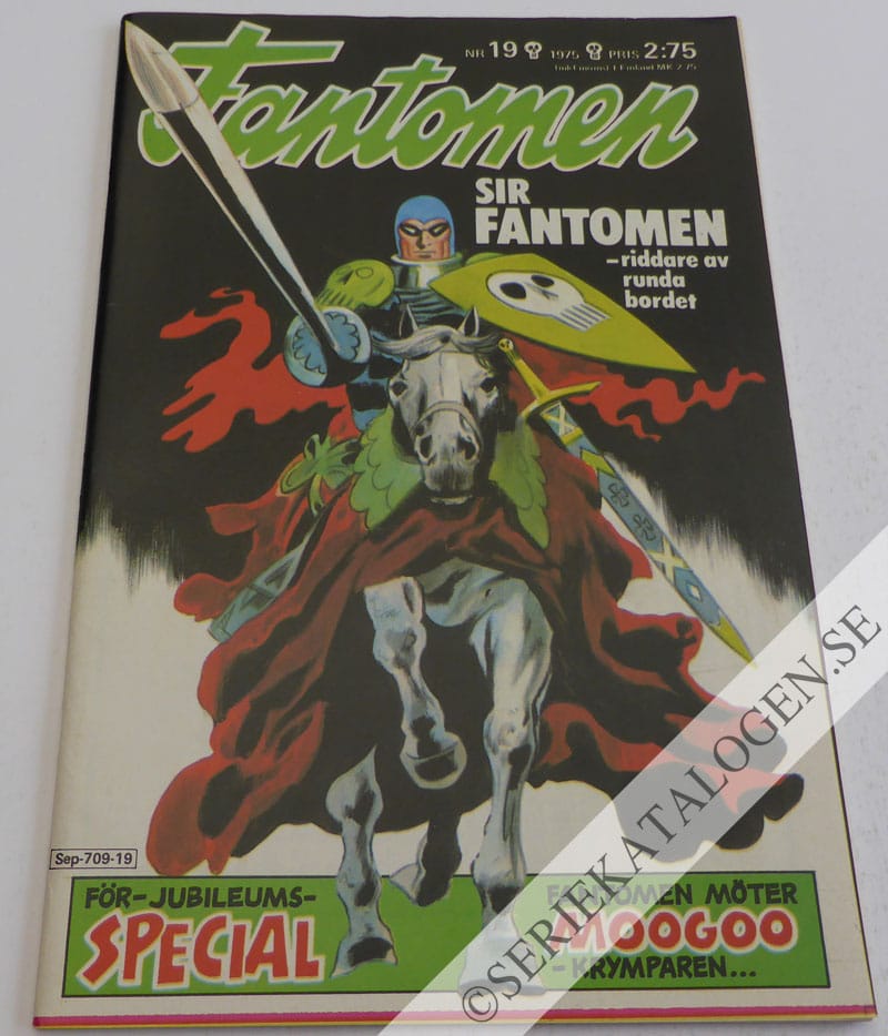 Framsida på Fantomen #19 (1975)