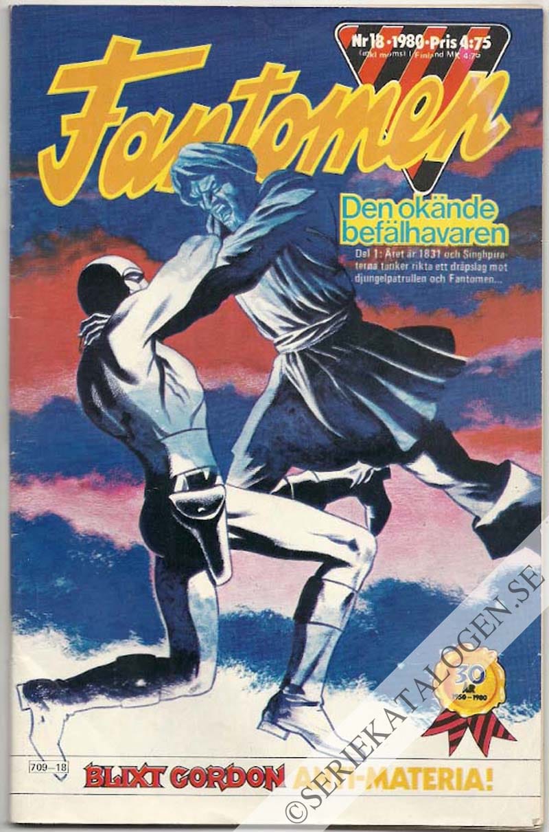 Framsida på Fantomen #18 (1980)