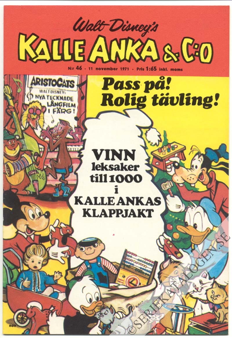 Framsida på Kalle Anka & C:o #46 (1971)