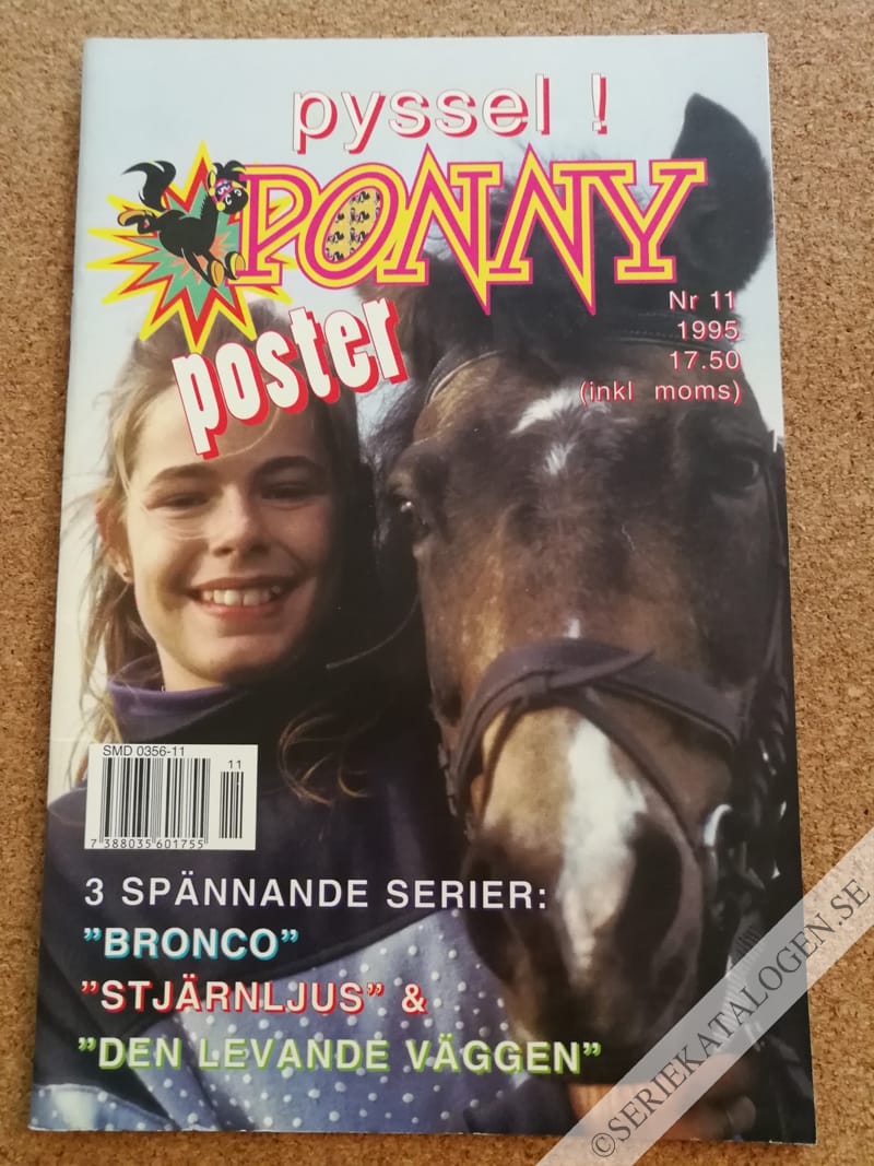 Framsida på Ponny-magasinet #11 (1995)