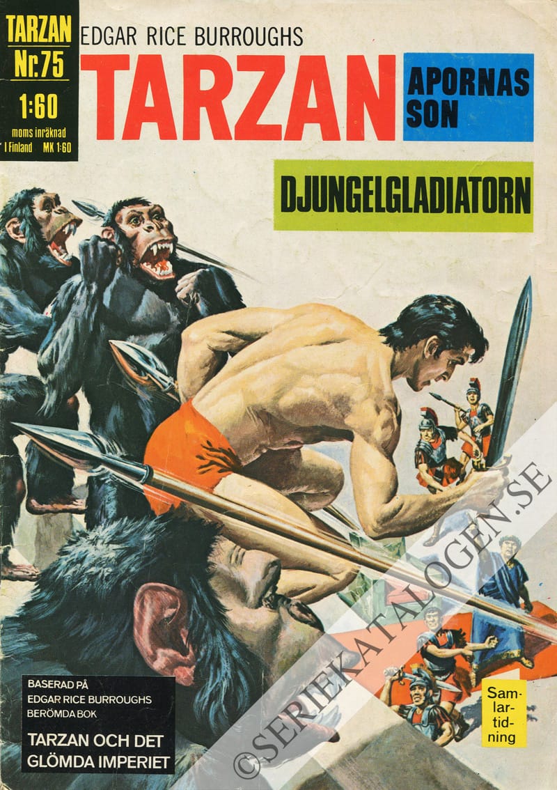 Framsida på Tarzan #75 (1971)