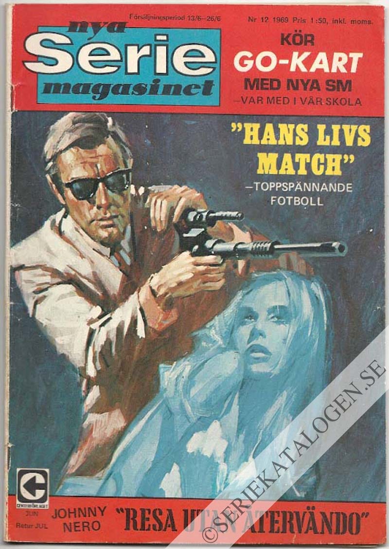 Framsida på Seriemagasinet #12 (1969)