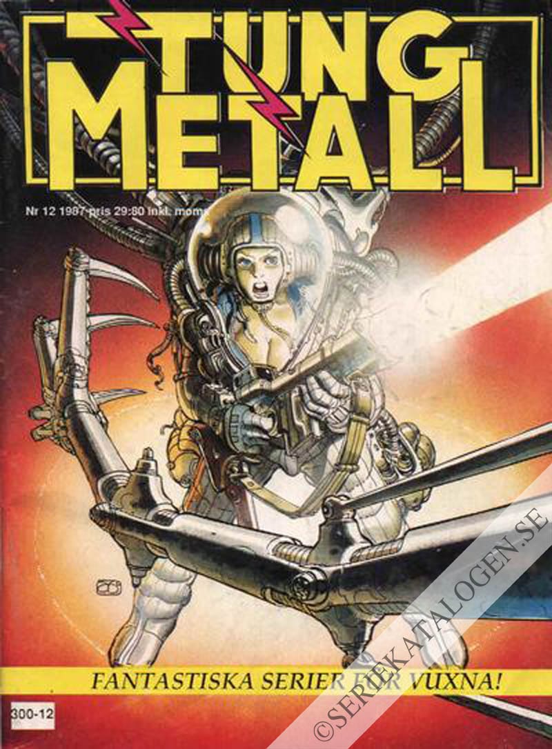 Framsida på Tung metall #12 (1987)