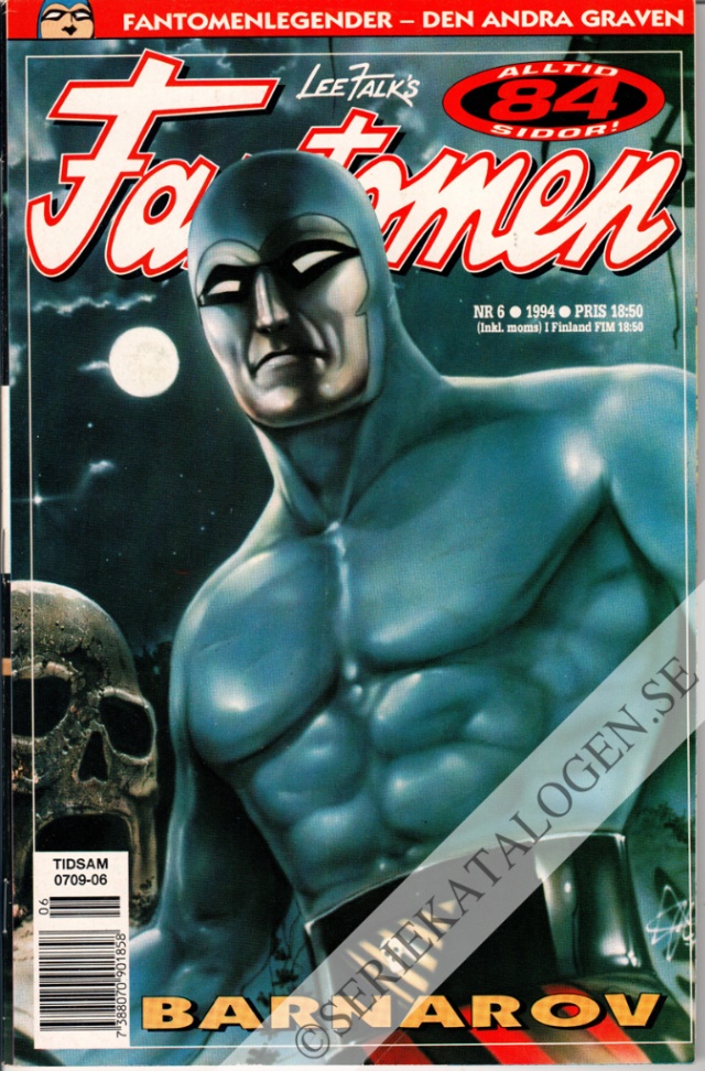 Framsida på Fantomen #6 (1994)