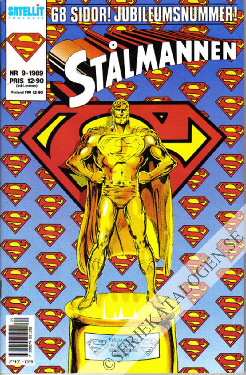 Framsida på Stålmannen #9 (1989)