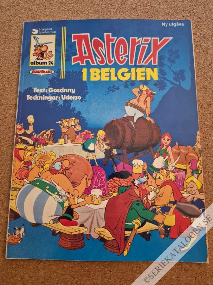 Framsida på Asterix i Belgien (1988)