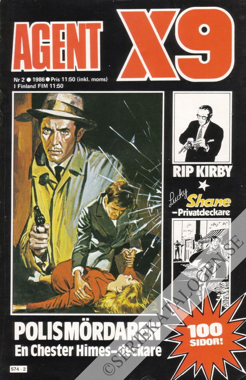 Framsida på Agent X9 #2 (1986)