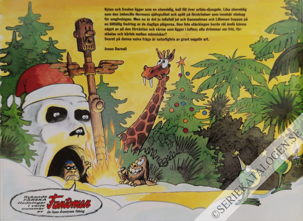 Baksida på Dumskallarnas julafton (1995)