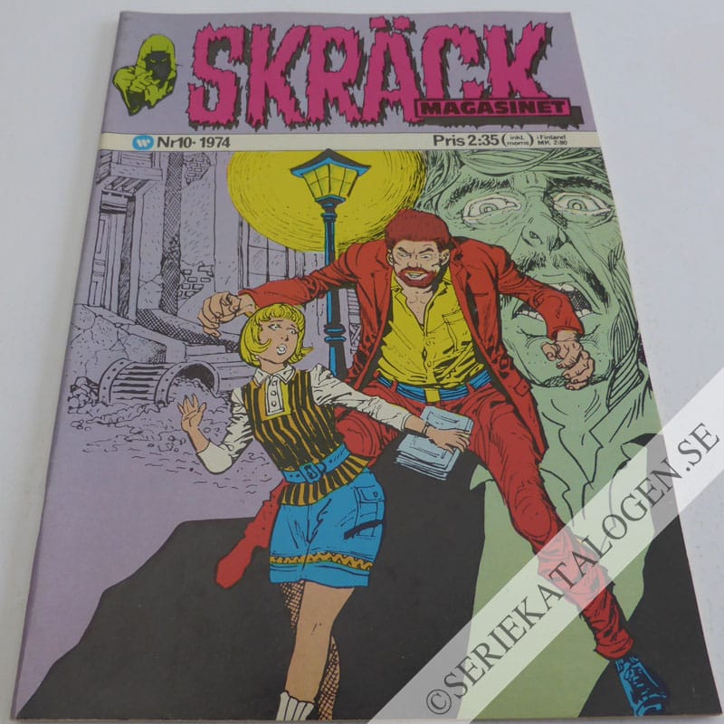 Framsida på Skräckmagasinet #10 (1974)
