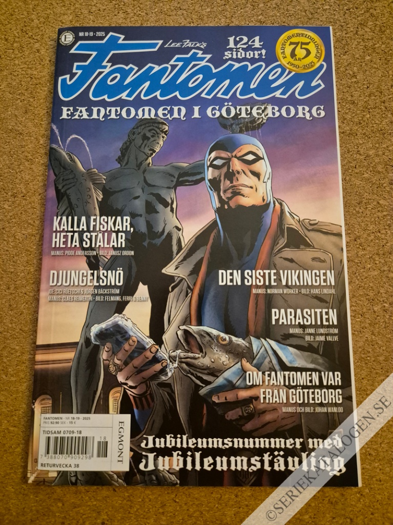 Framsida på Fantomen #18-19 - Fantomen i Göteborg (2025)