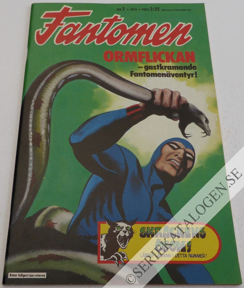 Framsida på Fantomen #2 (1974)