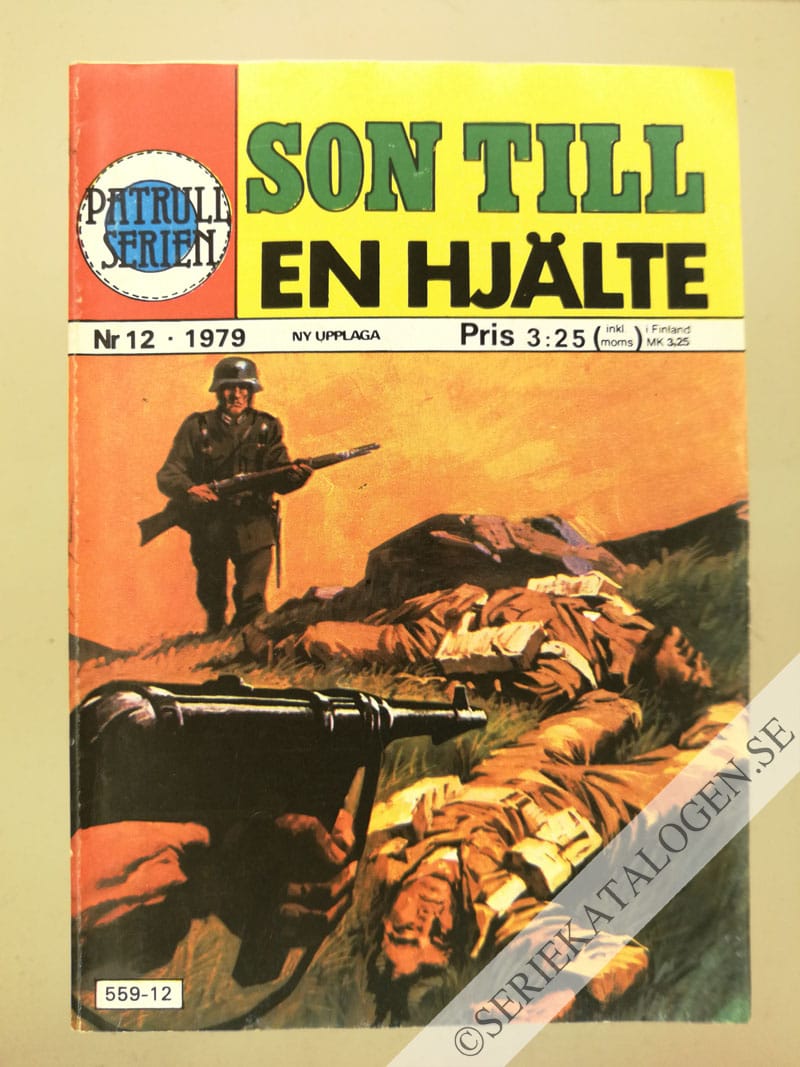 Framsida på Patrullserien Son till en hjälte (1979)