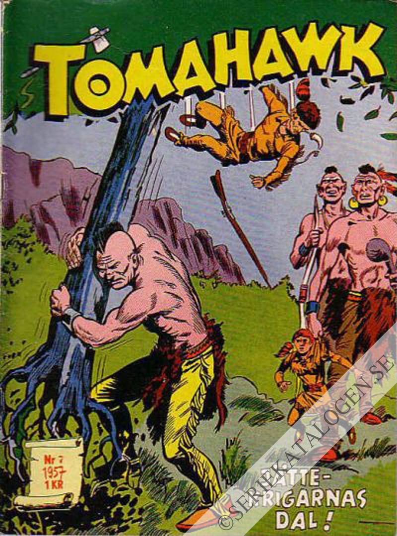Framsida på Tomahawk #7 (1957)