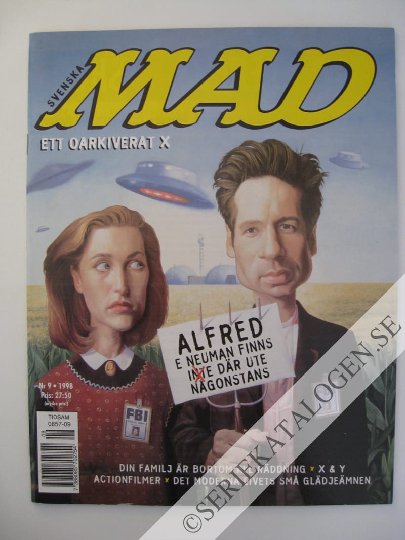 Framsida på Svenska MAD #9 (1998)