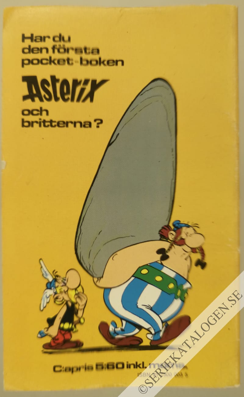 Baksida på Asterix och Kleopatra (1974)