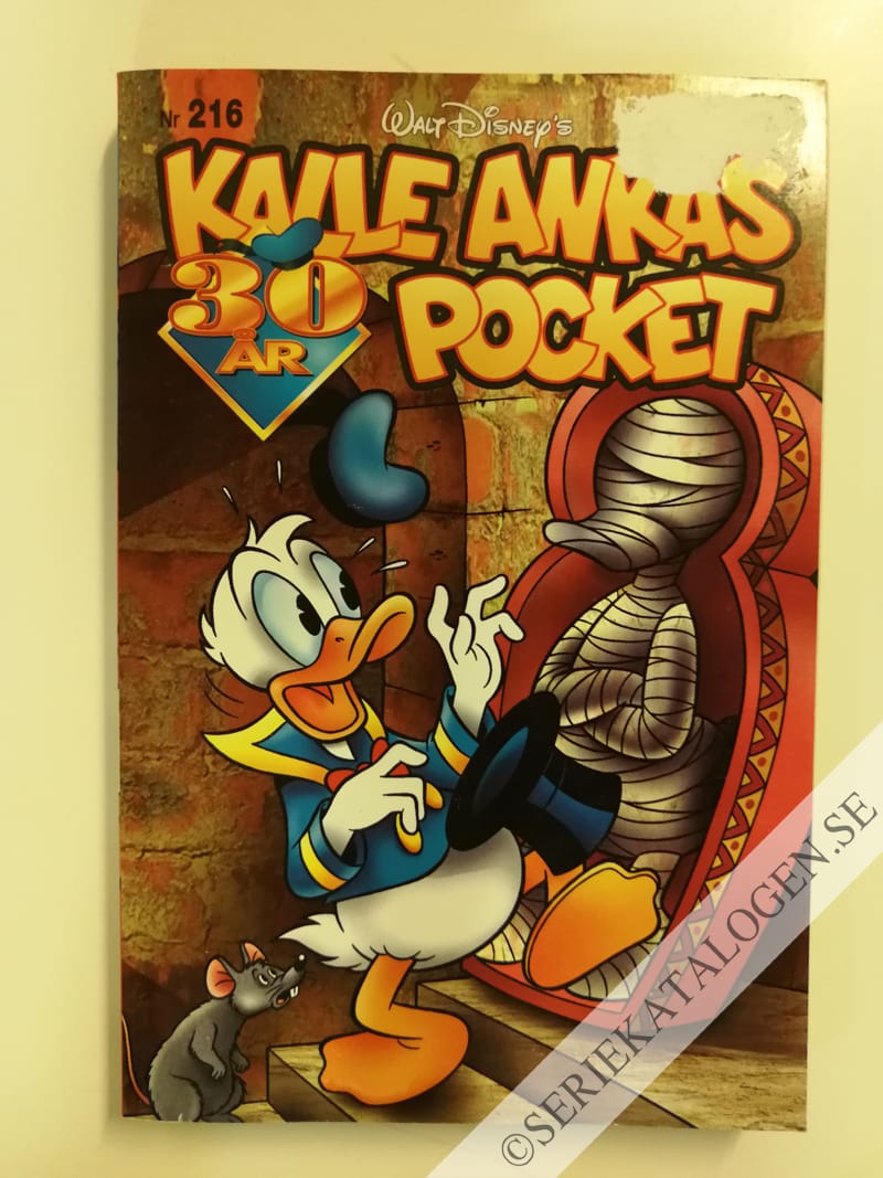 Framsida på Kalle Ankas pocket #216 (1998)