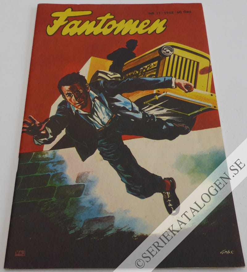 Framsida på Fantomen #11 (1958)
