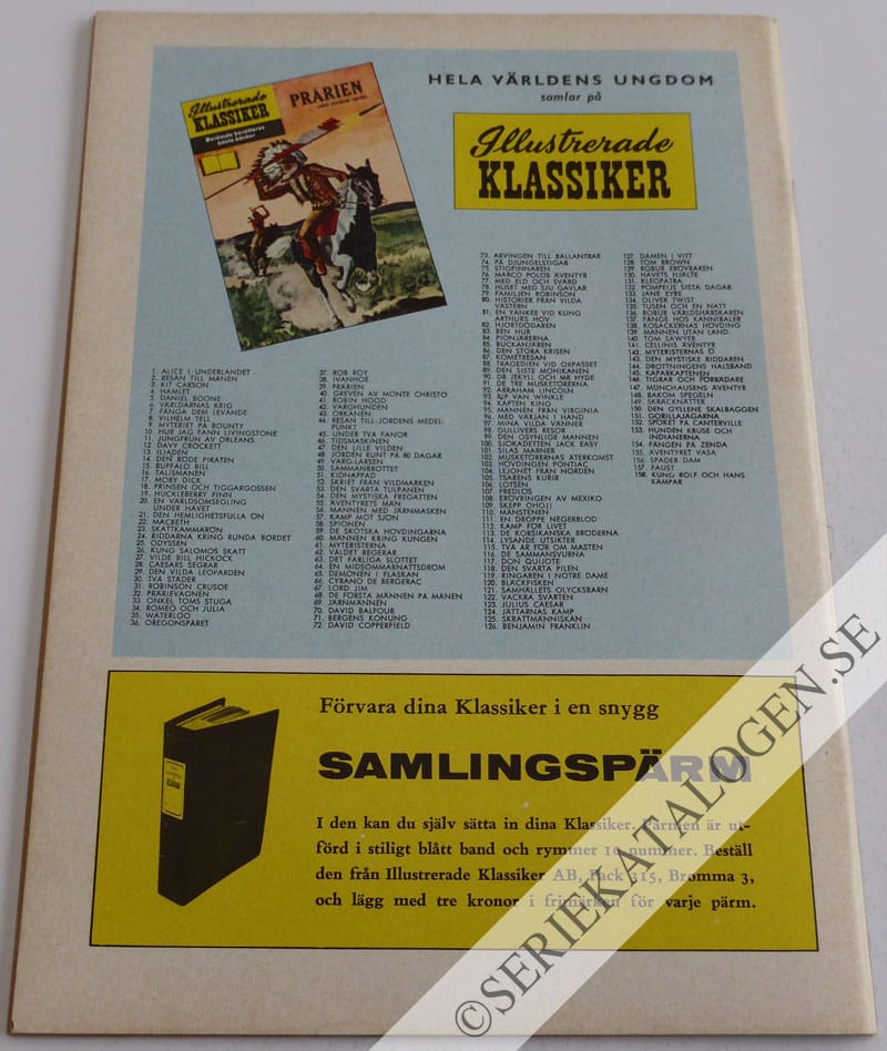 Baksida på Kung Rolf och hans kämpar (1963)