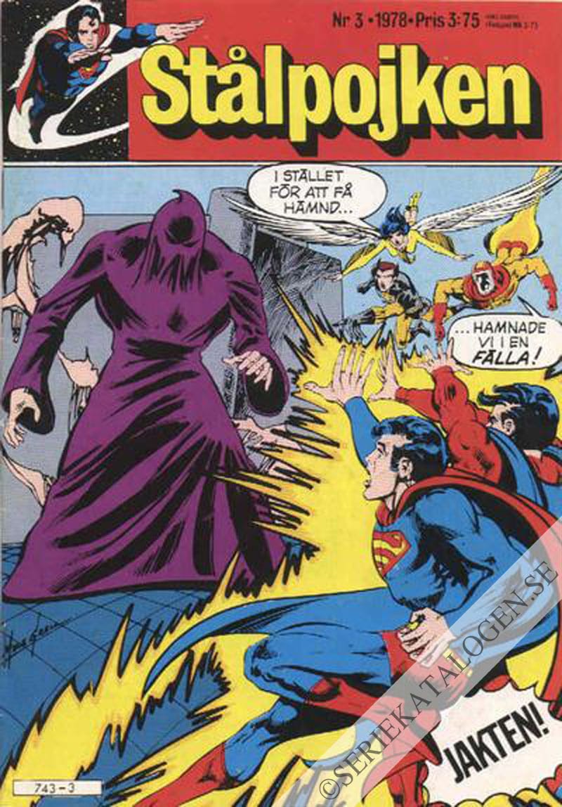 Framsida på Stålpojken #3 (1978)