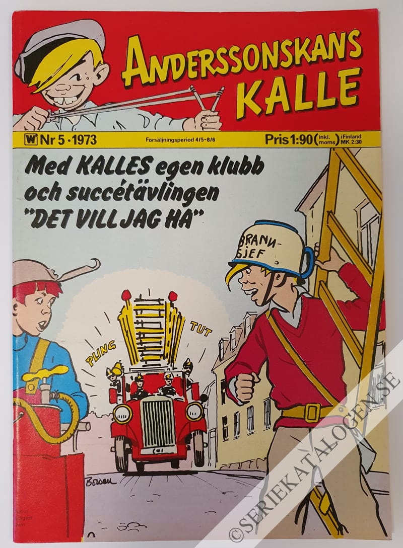 Framsida på Anderssonskans Kalle #5 (1973)