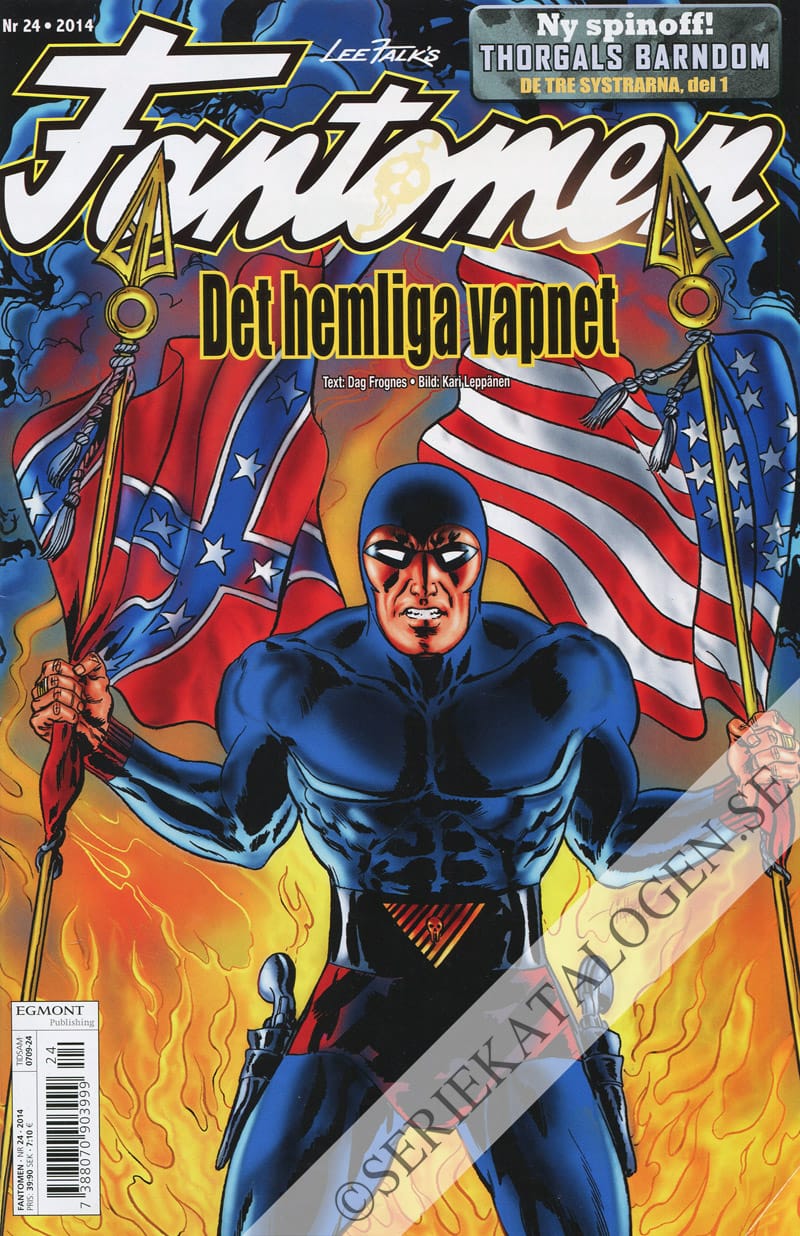 Framsida på Fantomen #24 (2014)