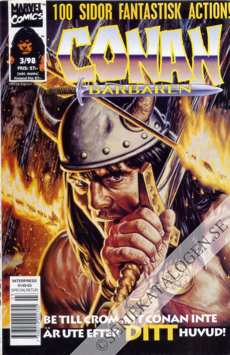 Framsida på Conan barbaren #3 (1998)