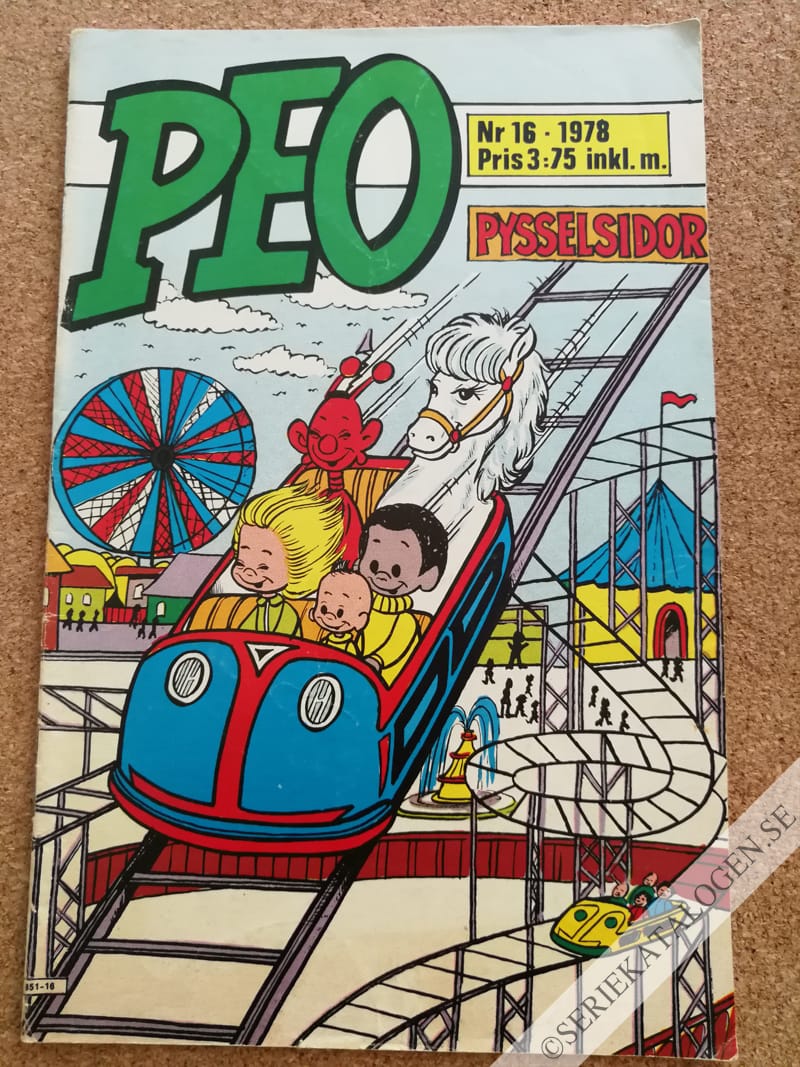 Framsida på Peo #16 (1978)