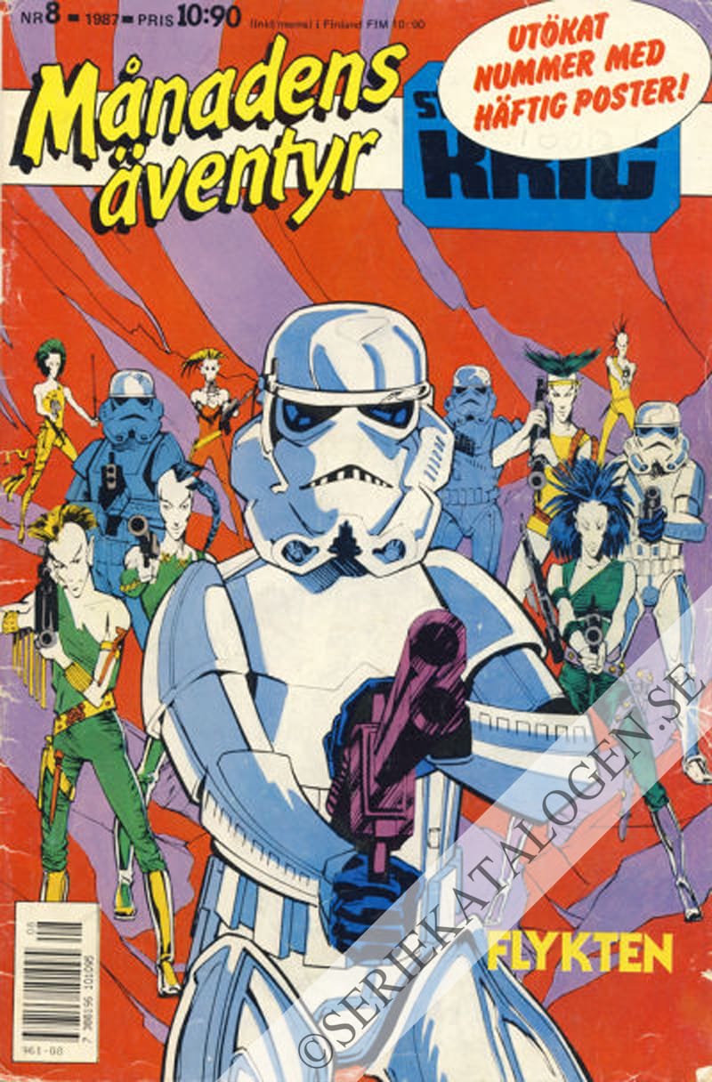 Framsida på Månadens äventyr #8 (1987)