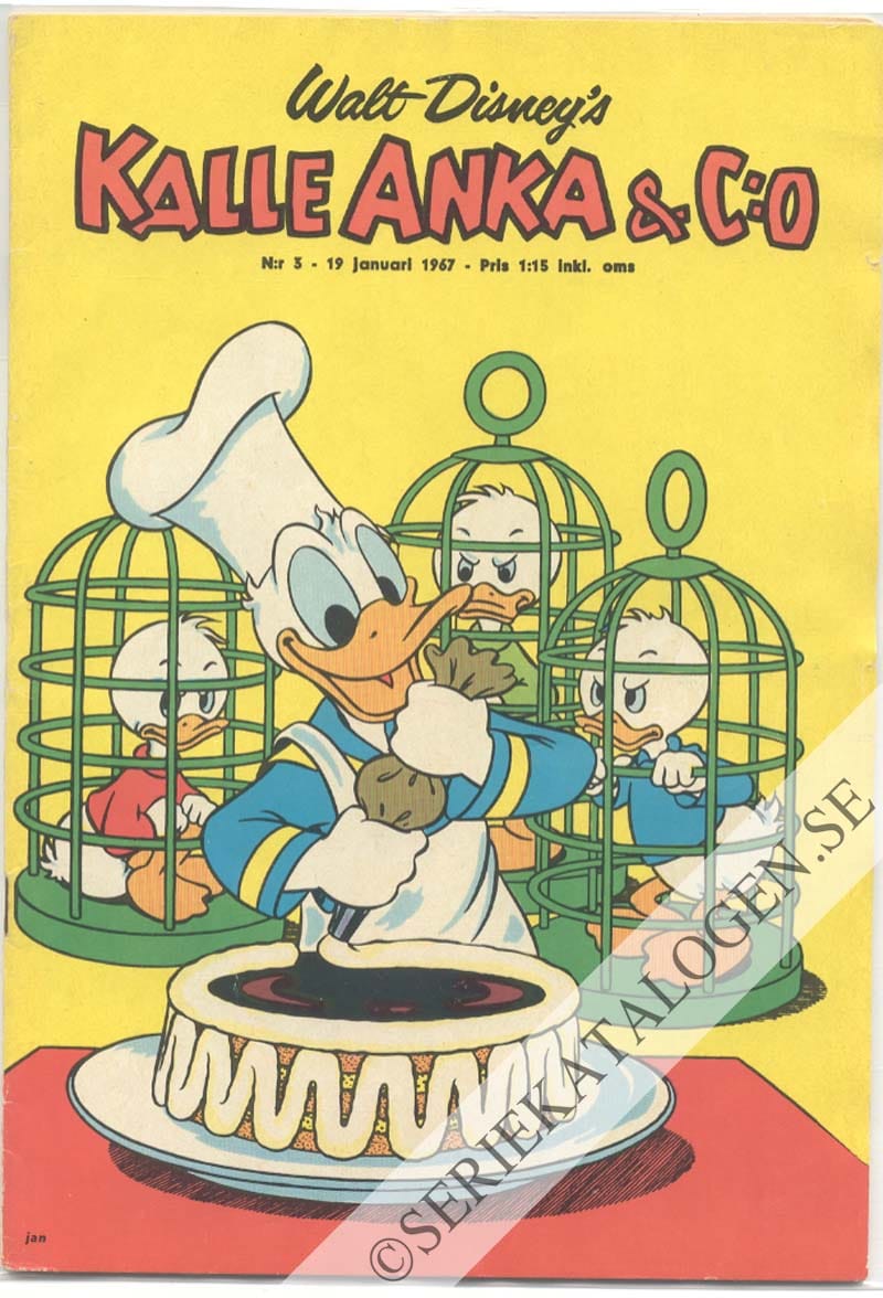 Framsida på Kalle Anka & C:o #3 (1967)