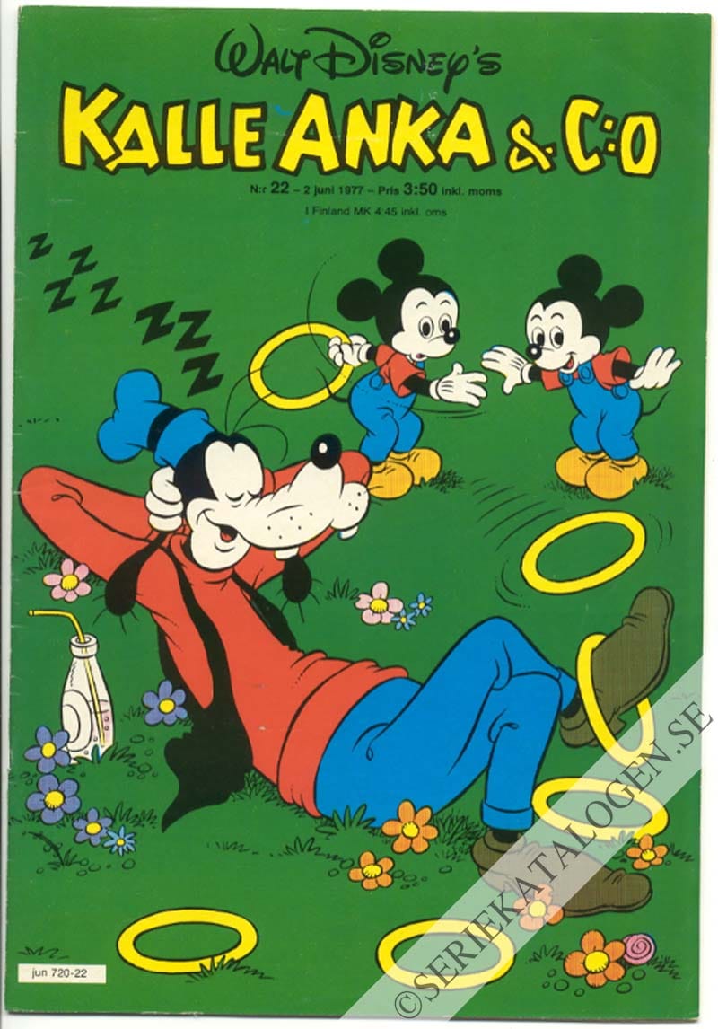 Framsida på Kalle Anka & C:o #22 (1977)