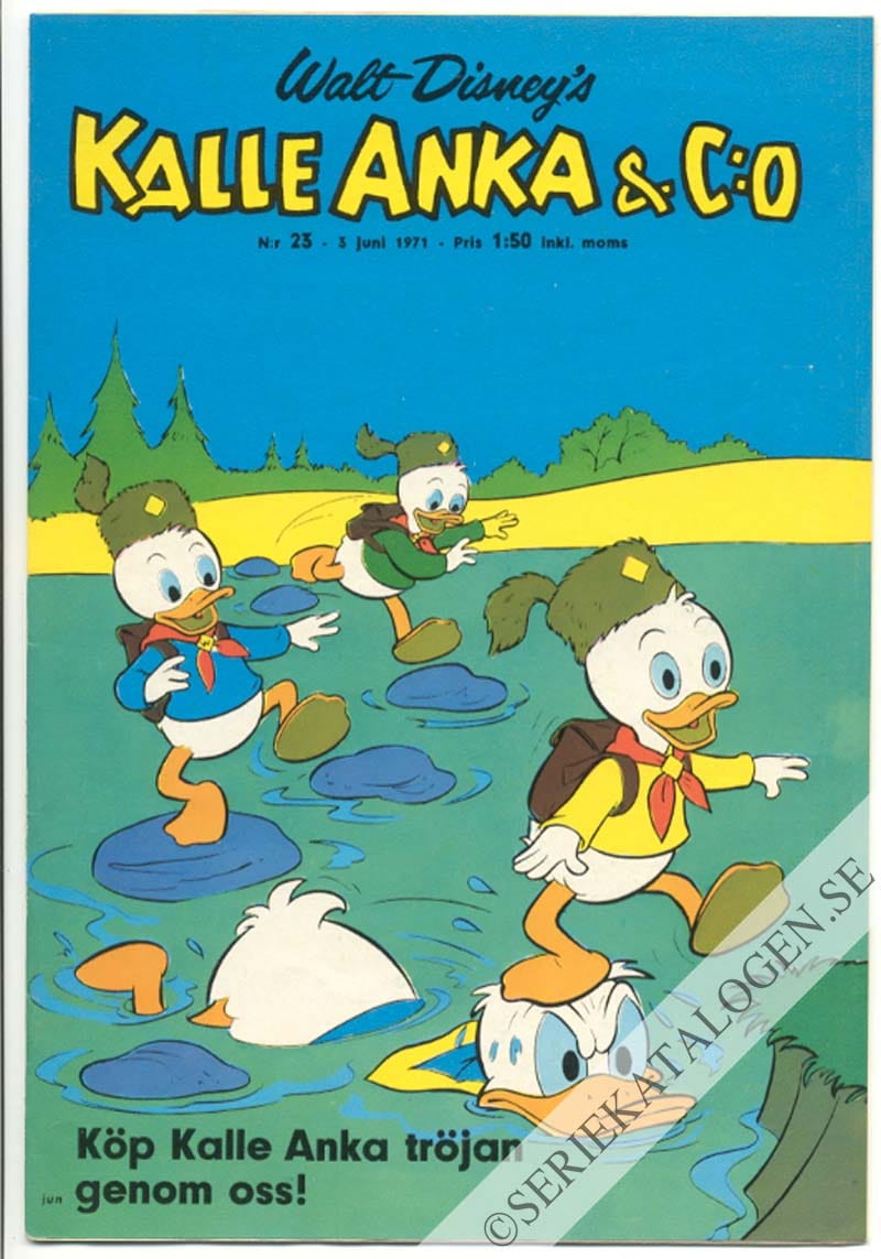 Framsida på Kalle Anka & C:o #23 (1971)