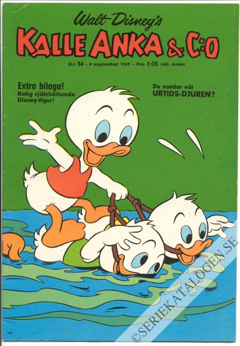 Framsida på Kalle Anka & C:o #36 (1969)