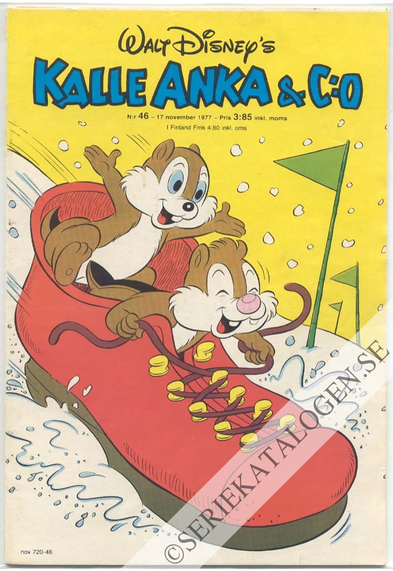 Framsida på Kalle Anka & C:o #46 (1977)