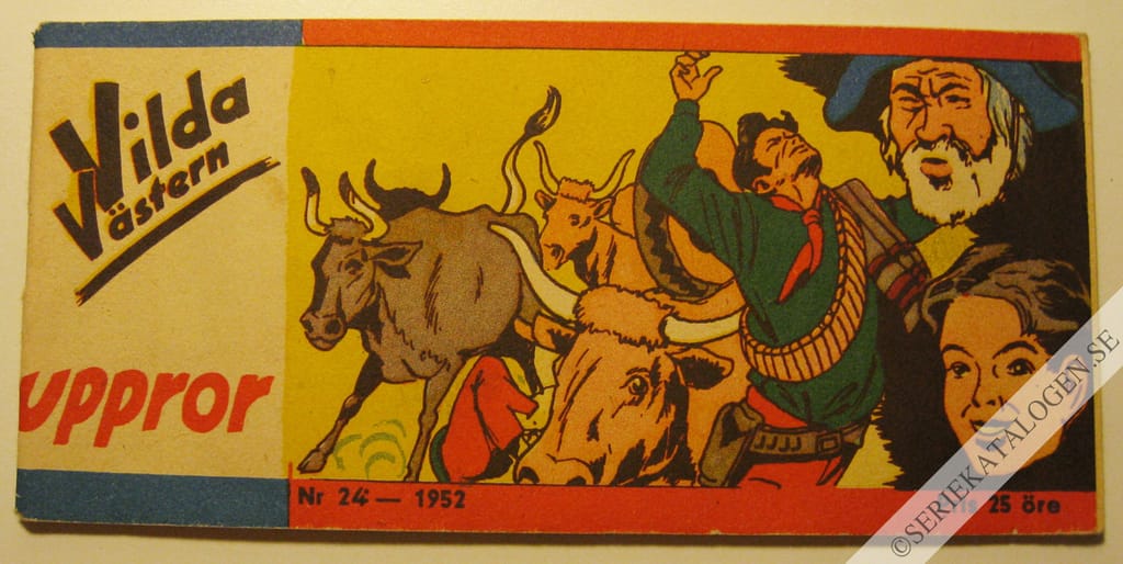 Framsida på Vilda Västern #24 (1952)