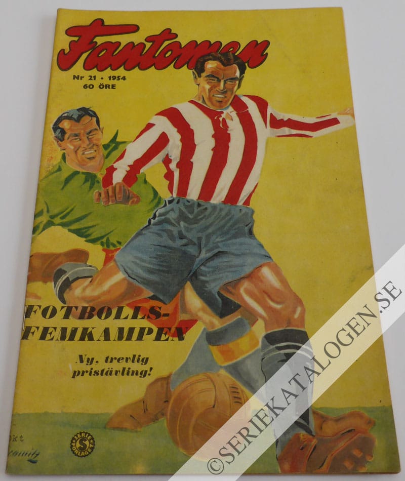 Framsida på Fantomen #21 (1954)