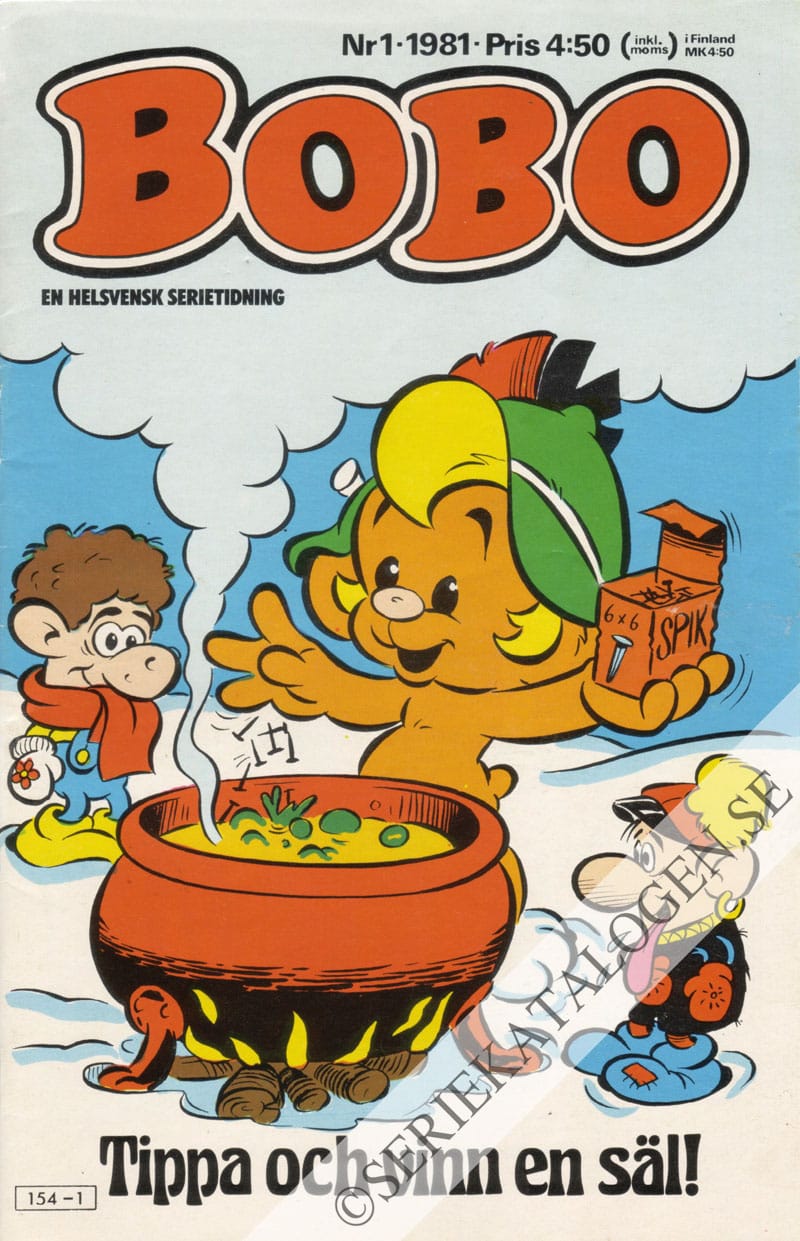 Framsida på Bobo #1 (1981)