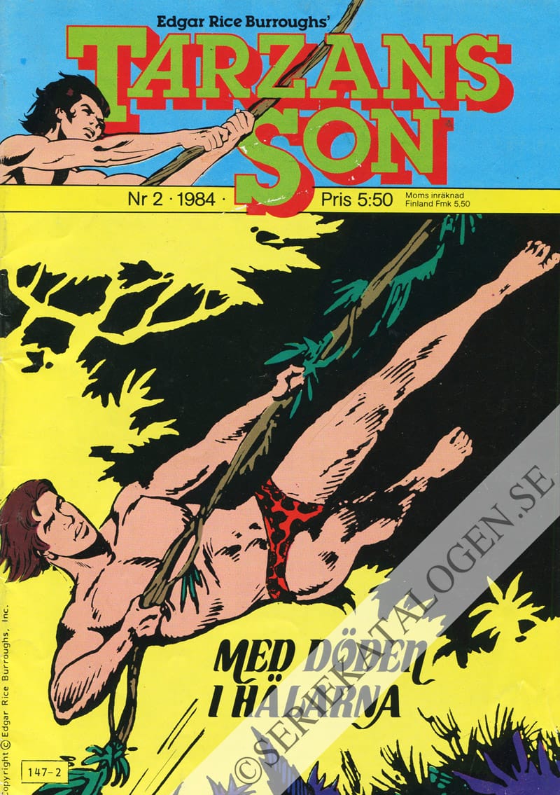 Framsida på Tarzans son #2 (1984)